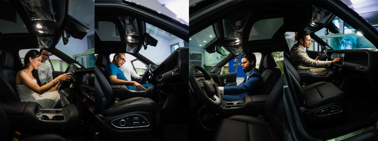 Auto de carrera en pista entre montanas